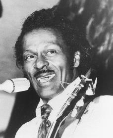 Chuck Berry. Reproduced by permission of the Corbis Corporation.